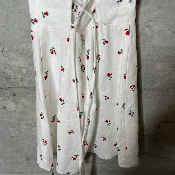 Reformation Lianne Linen Dress sz 0 - Picture 8 of 14